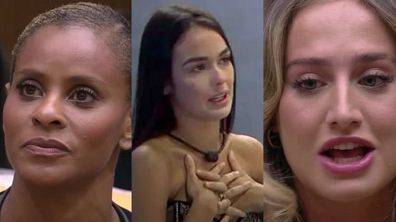 Aline Wirley, Bruna Griphao e Larissa disputam o último Paredão do BBB23 - Reprodução/Globo