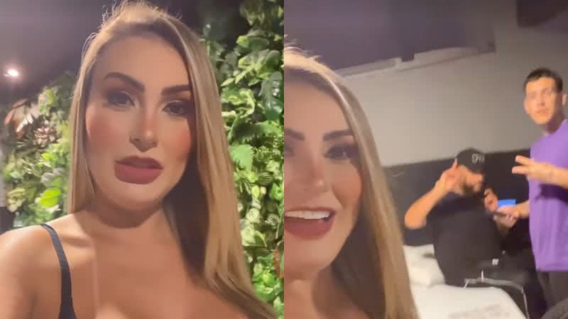 Andressa Urach voltou a gravar conteúdos adultos com a ajuda de seu filho - Reprodução/Instagram