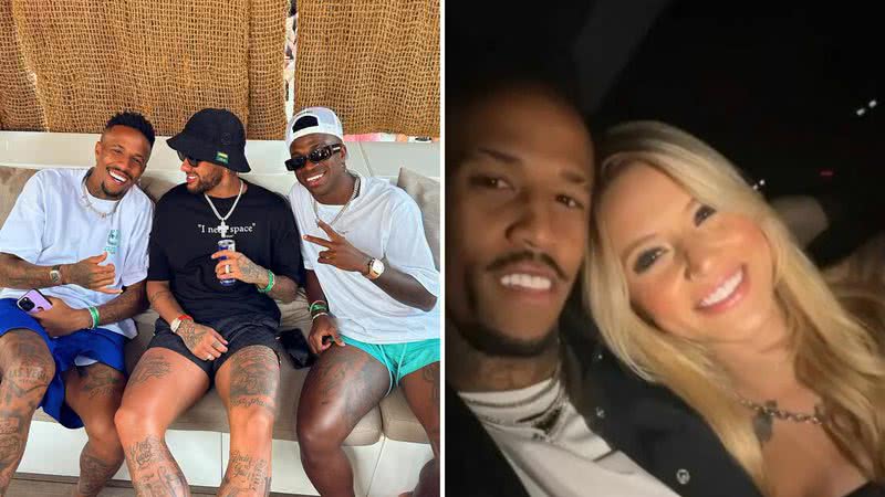 Militão curte Ibiza com Neymar após apagar fotos com Cássia Lourenço - Reprodução/Instagram