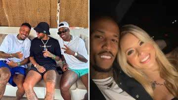 Militão curte Ibiza com Neymar após apagar fotos com Cássia Lourenço - Reprodução/Instagram