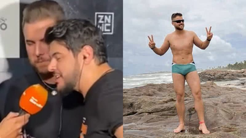 Cristiano contou já te visto Zé Neto pelado - Reprodução/Band FM/Instagram