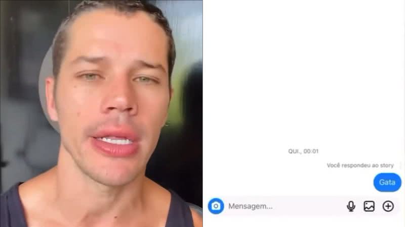 José Loreto desmente acusações e expõe mensagem enviada a ex-BBB comprometida: "Não insisti" - Reprodução/Instagram