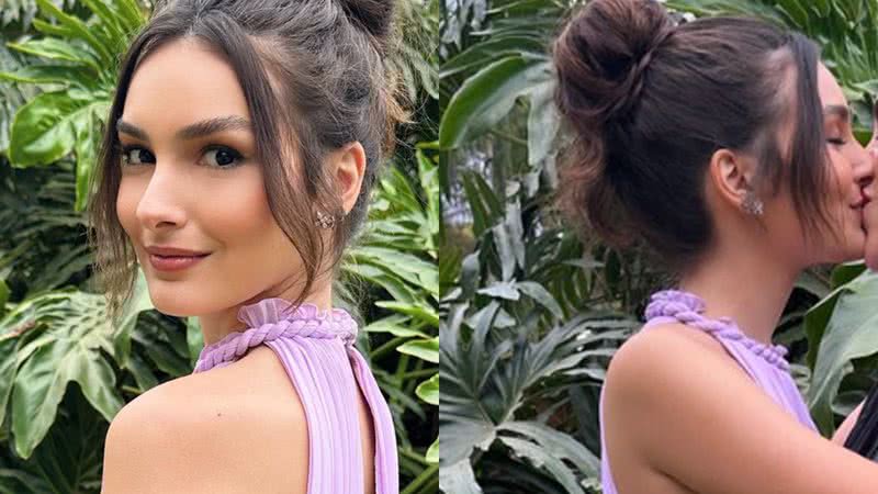 Marina Moschen dá beijão na namorada em casamento chiquérrimo - Reprodução/Instagram