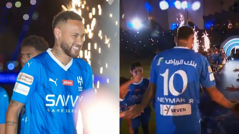 Neymar Jr. foi recepcionado com festa no Al-Hilal - Reprodução/Divulgação/Al-Hilal