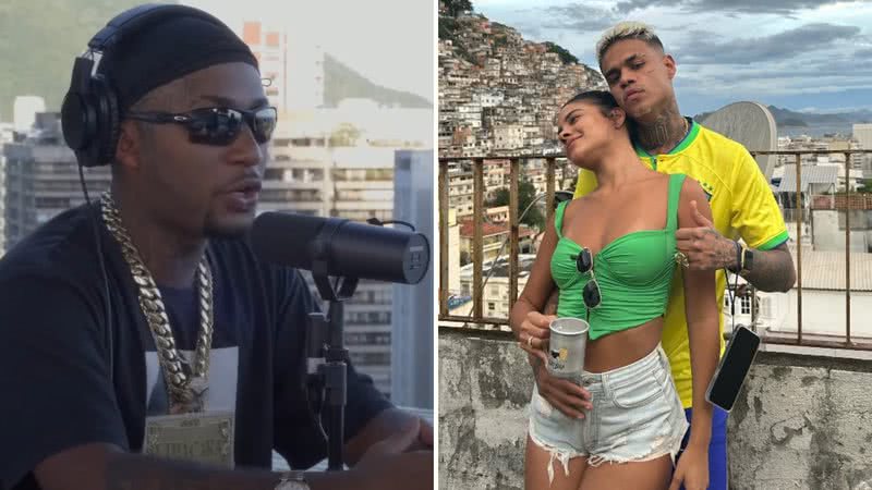 Rapper Orochi se pronuncia após ser envolvido em polêmica  do término entre MC cabelinho e Bella Campos - Reprodução/YouTube/Instagram