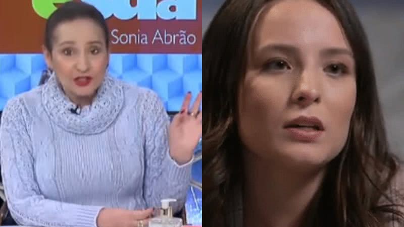 Sonia Abrão rebateu as críticas que recebeu por detonar a Globo sobre a entrevista de Larissa Manoela - Reprodução/RedeTV!/Globo