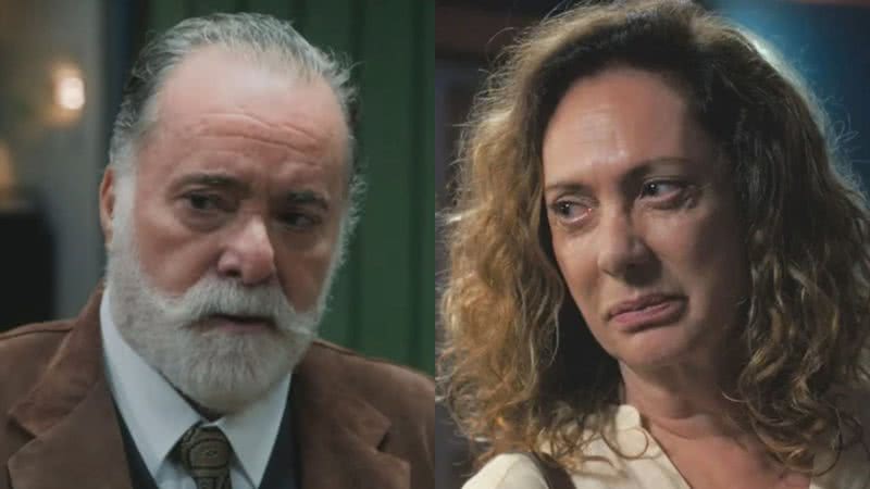 Terra e Paixão: Antônio cai em golpe de Agatha e doa fortuna - Reprodução/TV Globo