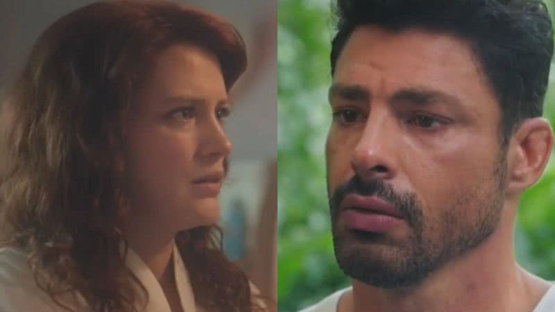 Terra e Paixão: Após rejeitar mãe, Caio faz proposta emocionante para Agatha - Reprodução/TV Globo