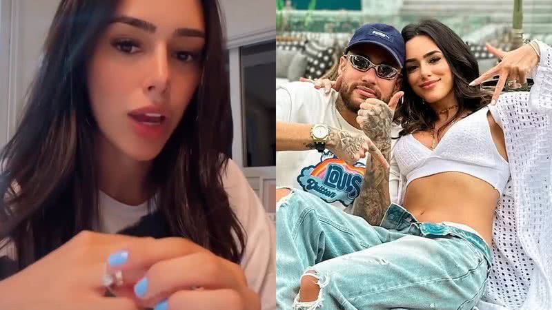 Bruna Biancardi falou sobre o uso de um anel e negou ter voltado com Neymar - Reprodução/Instagram