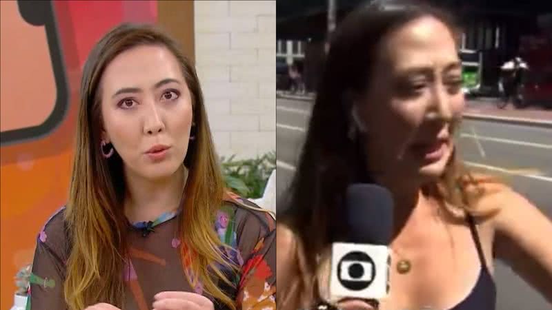 Ju Massaoka desabafa após sofrer tentativa de assalto no 'Encontro': "Medo" - Reprodução/TV Globo