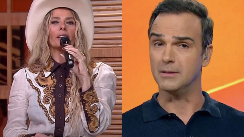 Adriane Galisteu dá opinião sincera sobre Tadeu Schmidt e aponta favorito no BBB23: "Gostem ou não" - Reprodução/Record e Reprodução/Globo