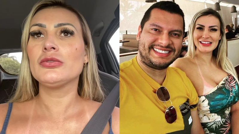 Andressa Urach revelou ter pedido uma medida protetiva contra seu ex-marido - Reprodução/YouTube/Instagram