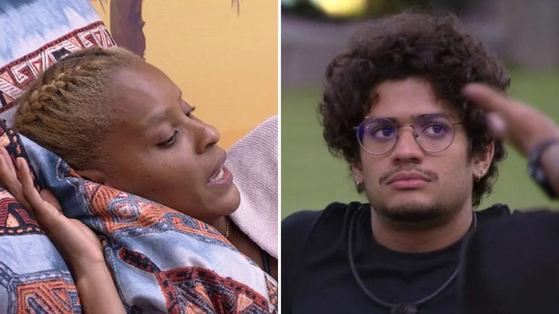 A cantora Aline desconfia de Gabriel e detona atitude no Big Brother Brasil 23: "Bicho medroso" - Reprodução/Globo