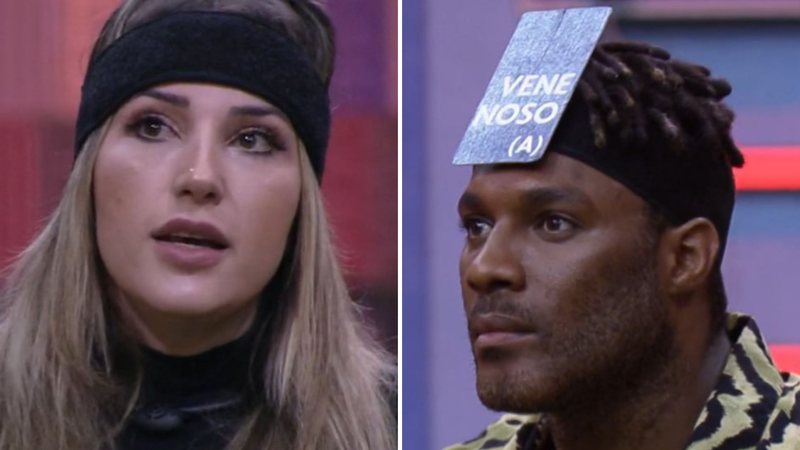 A médica Amanda surpreende ao chamar Fred Nicácio de 'venenoso' durante o Jogo da Discórdia: "Dúvida no ar" - Reprodução/Globo