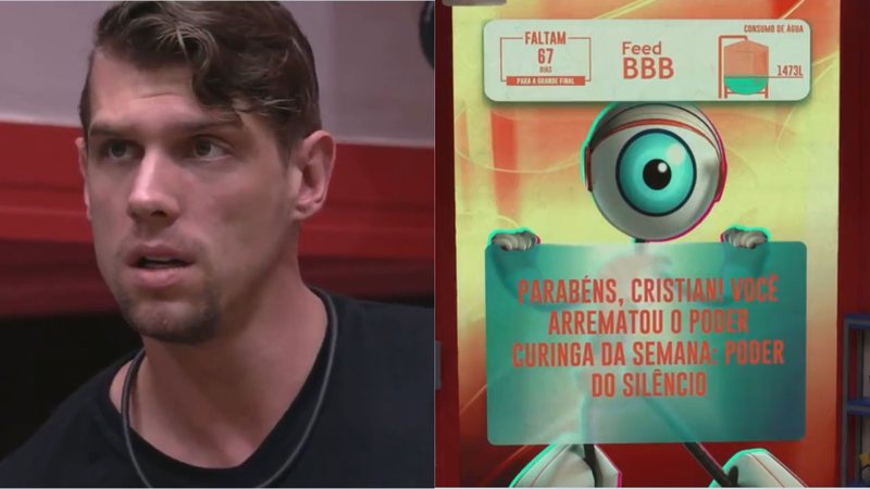 BBB23: Após imprevisto, Cristian arremata Poder Curinga; Saiba qual - Reprodução/TV Globo