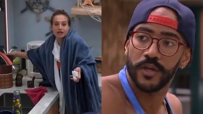 Bruna e Ricardo brigaram por comida no BBB23 - Reprodução/Globo