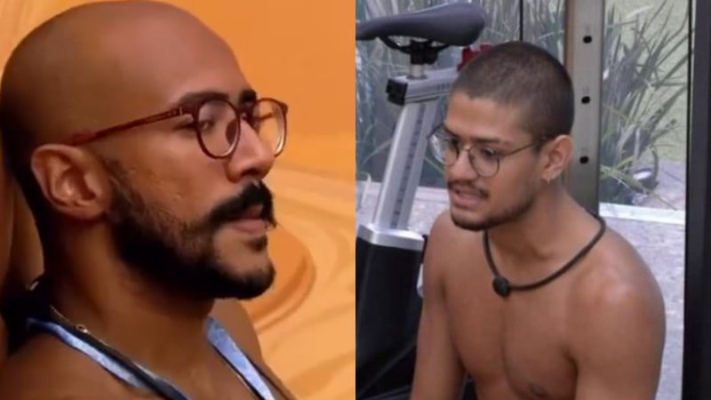 BBB23: Cansado, Gabriel Santana abandona Ricardo e massacra brother: "Só faz m*rda" - Reprodução/Twitter