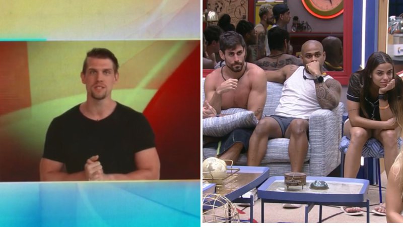 O empresário Cristian alerta brothers em recado do Eliminado no Big Brother Brasil 23: "Acham que são os generais" - Reprodução/Globo