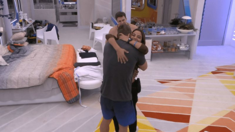 Cristian pediu perdão para Gustavo e Key Alves após uma jogada no BBB23 - Reprodução/Globo