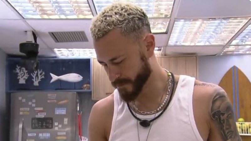 BBB23: Fred se irrita com aliado após bronca do brother - Reprodução/TV Globo