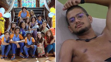 O ator Gabriel Santana expõe barracos nos bastidores de Chiquititas durante conversa no Big Brother Brasil 23: "Melhor que o seu" - Reprodução/SBT/Globo