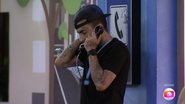 Mc Guimê atendeu ao Big Fone no BBB23 - Reprodução/Globo