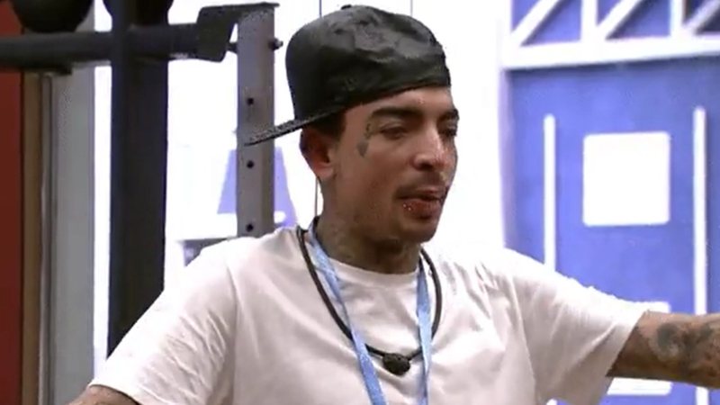 BBB23: MC Guimê se irrita com grosseria de brother e dispara - Reprodução/TV Globo