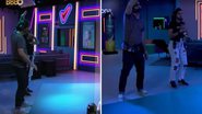 Vaza imagens da equipe de produção do Big Brother Brasil 23 dançando nos bastidores; veja vídeo - Reprodução/Globo