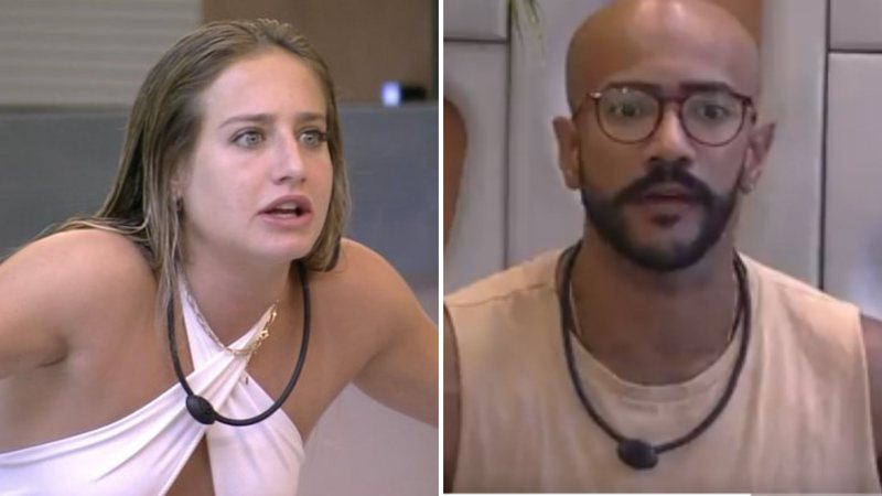 BBB23: Bruna e Ricardo se exaltam e protagonizam bate boca após a festa: "Me tira do sério" - Reprodução/TV Globo