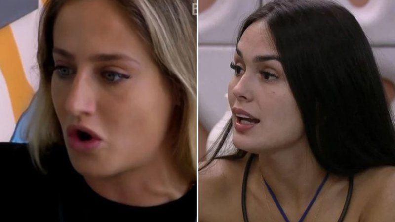 BBB23: Azedou! Após trair a sister, Bruna desce a lenha em Larissa: "Eu fico sobrando" - Reprodução/TV Globo