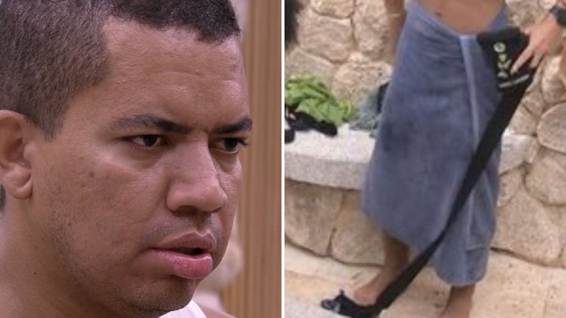 BBB23: Bruno fica secando brother antes do banho e é destruído na web: "Passando dos limites" - Reprodução/TV Globo