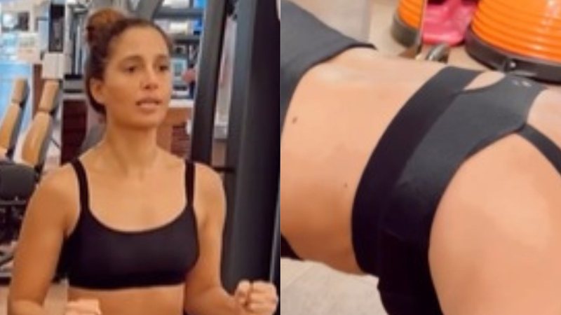 Na academia, Camila Pitanga marca bumbum enorme em legging apertadinha: "Gata!" - Reprodução/ Instagram