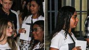 Filhas de Glória Maria mandam recado emocionante em camisetas na missa de sétimo dia - AgNews