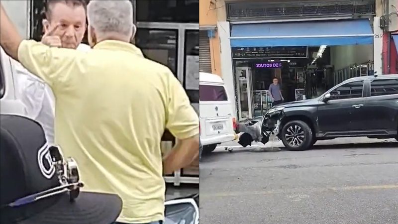 Celso Russomanno tem carro destruído em acidente e humilha motorista: "Barbeiro" - Reprodução/Twitter