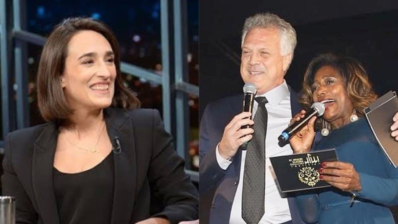 Esposa de Pedro Bial compartilha última foto dele com Glória Maria - Reprodução/Instagram e TV Globo