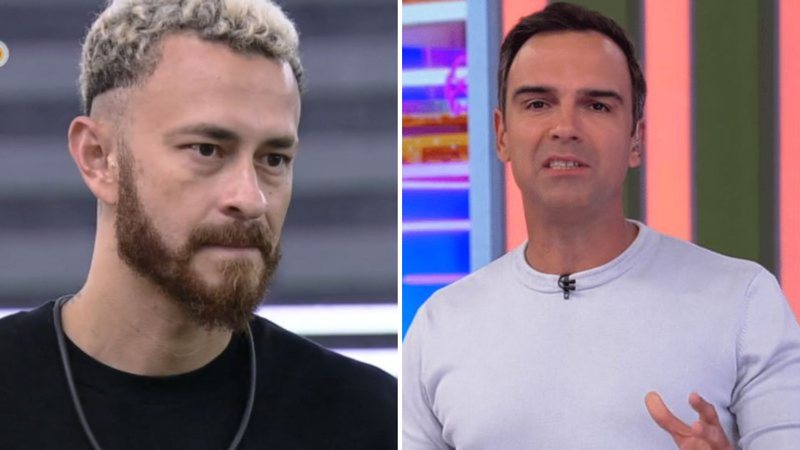 BBB23: Fred reclama após levar bronca ao vivo de Tadeu: "Tomei dura" - Reprodução/TV Globo