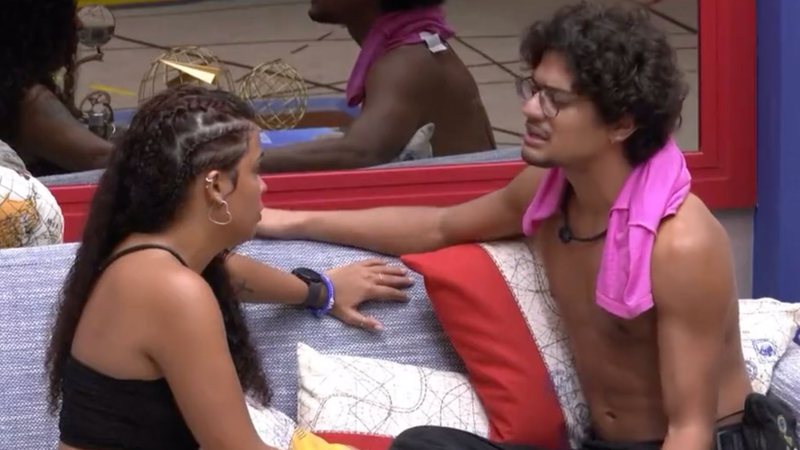 BBB23: Gabriel tira satisfações com Paula após ser chamado de gay: "Não gostei" - Reprodução/ TV Globo