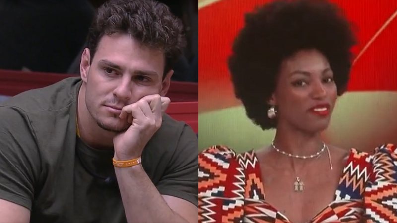 Gustavo disse ter ficado chateado com o recado enviado por Tina no BBB23 - Reprodução/Globo