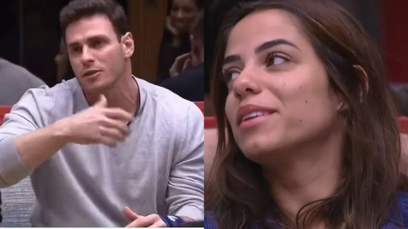 Gustavo contou que quer fazer sexo anal com Key Alves - Reprodução/Globo