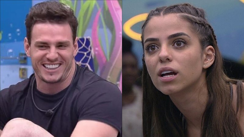 BBB23: Gustavo expõe tamanho do dote e deixa Key Alves incrédula: "Fica quieto" - Reprodução/TV Globo