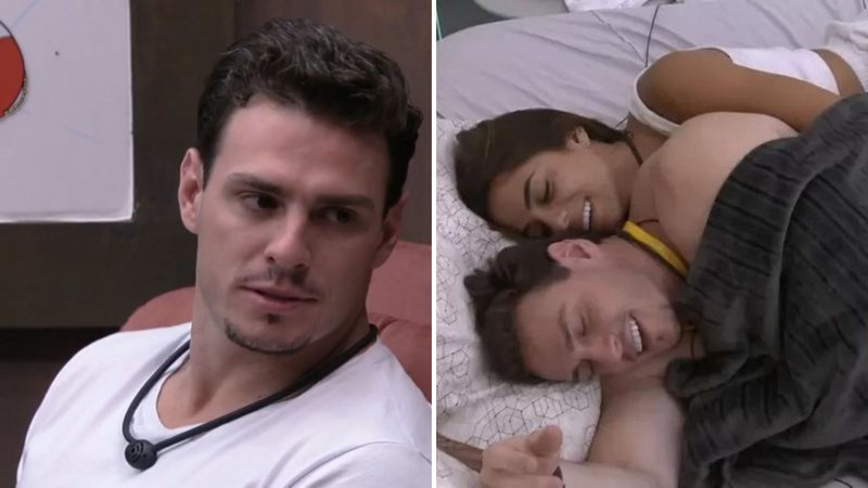 BBBB23: Oi? Gustavo nega que tenha remexido o edredom com Key: "Não que não tenha vontade" - Reprodução/TV Globo