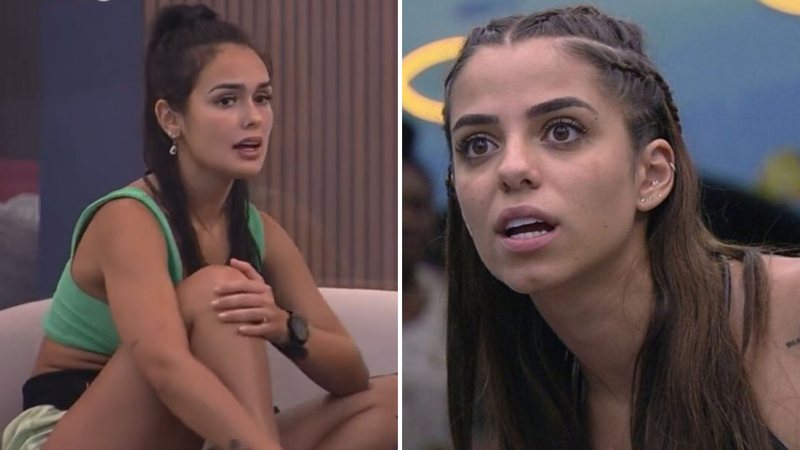 BBB23: Por fora de tudo, Larissa defende Key sem saber dos xingamentos: "Não tenho vontade" - Reprodução/TV Globo