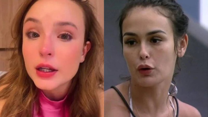 Larissa Manoela defendeu sua xará, Larissa, do BBB23, nas redes sociais - Reprodução/Instagram/Globo