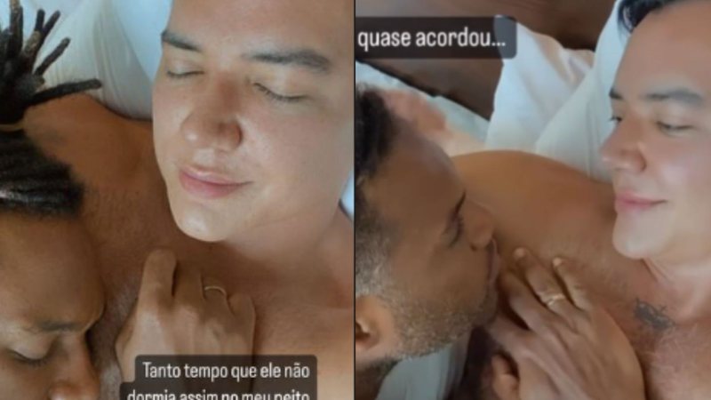 Marido de Fred Nicácio posta momento íntimo do casal após eliminação: "Tanto tempo" - Reprodução/Instagram