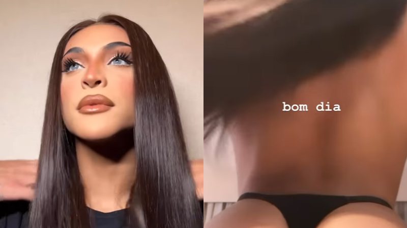 Pabllo Vittar acorda fãs dando close no bumbum de fio-dental - Reprodução/Instagram