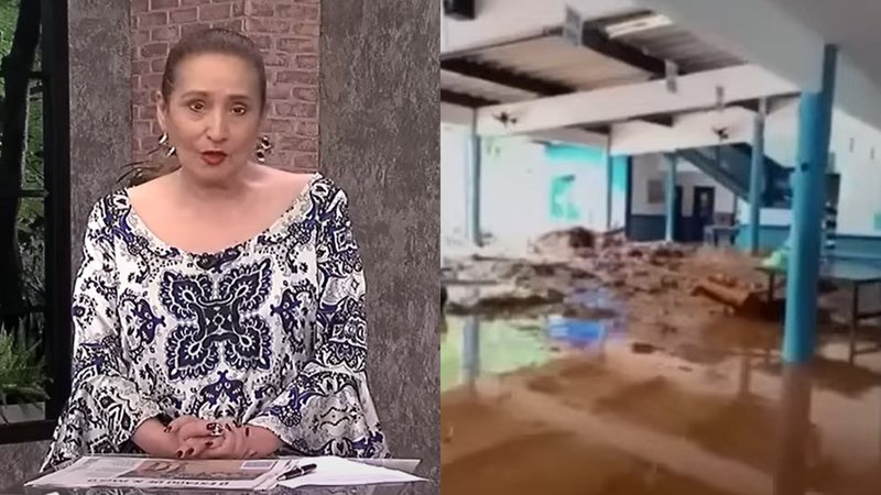 Sonia Abrão desabafou sobre a situação do filho em meio às fortes chuvas no litoral de São Paulo - Reprodução/RedeTV!