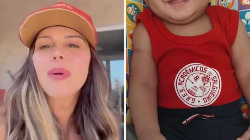 Viviane Araújo mostra o filho sorrindo e impressiona fãs: "Está enorme" - Reprodução/ Instagram