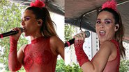 Com look transparente, Wanessa desenha curvas e sensualiza em bloco de Carnaval - AgNews