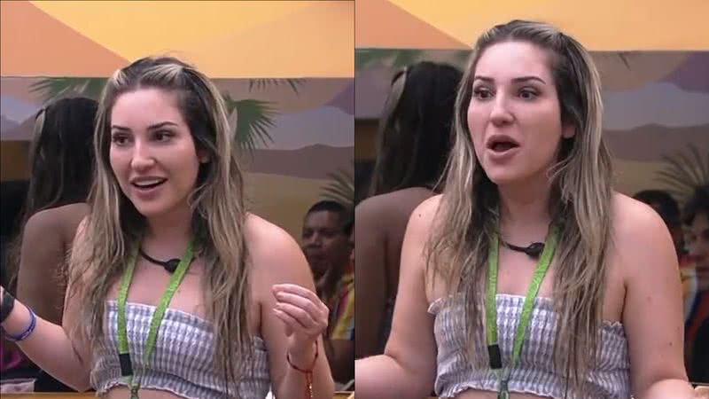 BBB23: Gente? Amanda entope privada com fezes e pede socorro: "Nem era tanto" - Reprodução/TV Globo