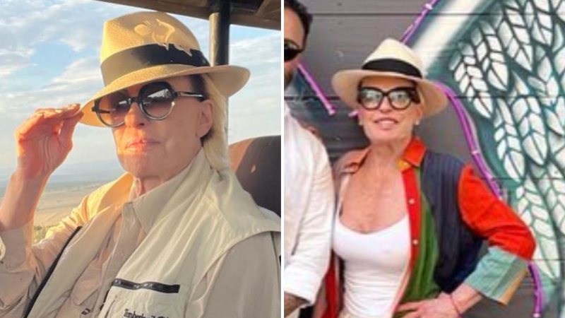 Ana Maria Braga posa com o namorado em fotos raríssimas: "Viagem em família" - Reprodução/ Instagram